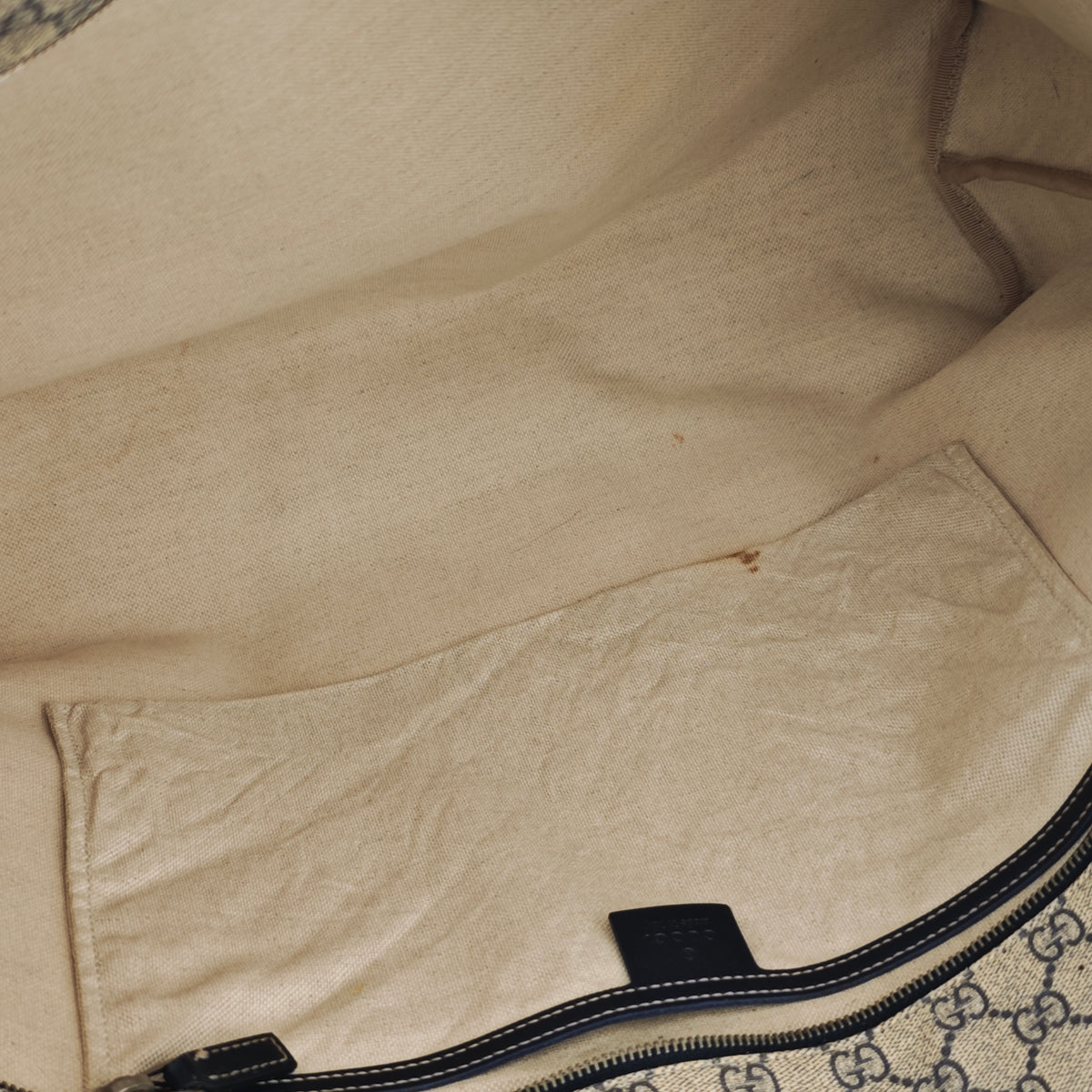 C2899 Gucci Tote Bag GG Supreme Joy Tote Large | Pre-Owned Excellent Brown GG Supreme Canvas