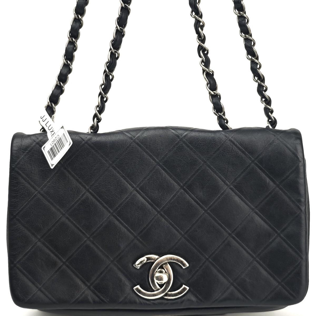 C2901 Chanel Shoulder Bag Surpique Flap Bag | Pre-Owned Very Good