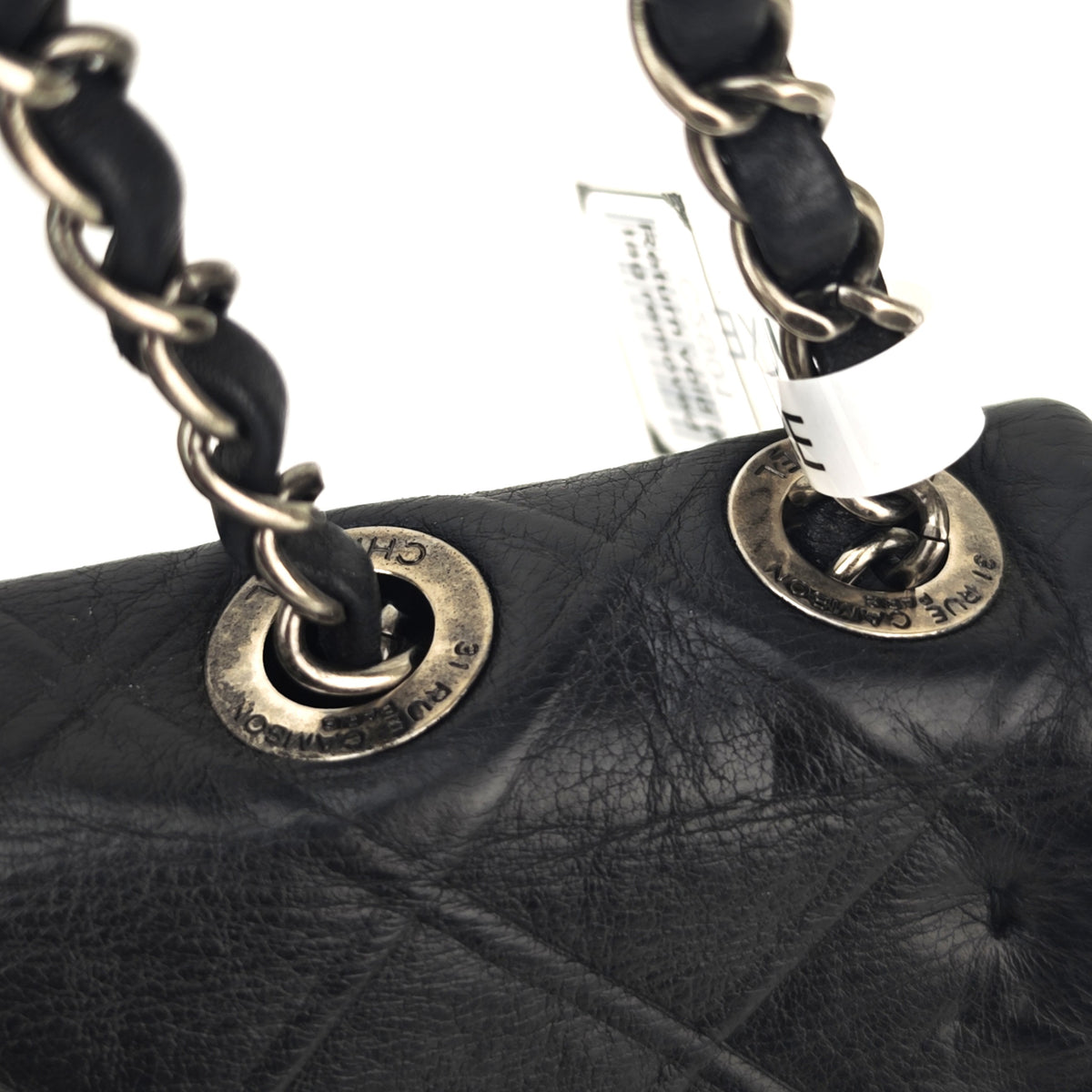 C2901 Chanel Shoulder Bag Surpique Flap Bag | Pre-Owned Very Good
