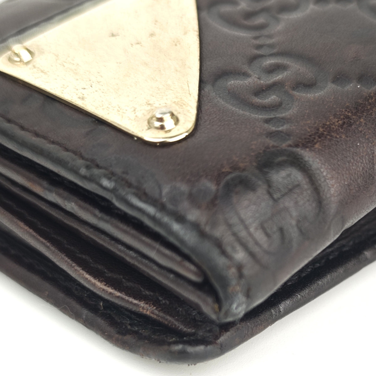 C2902 Gucci Wallet Guccissima Leather Continental Wallet | Pre-Owned Good Brown Guccissima Leather