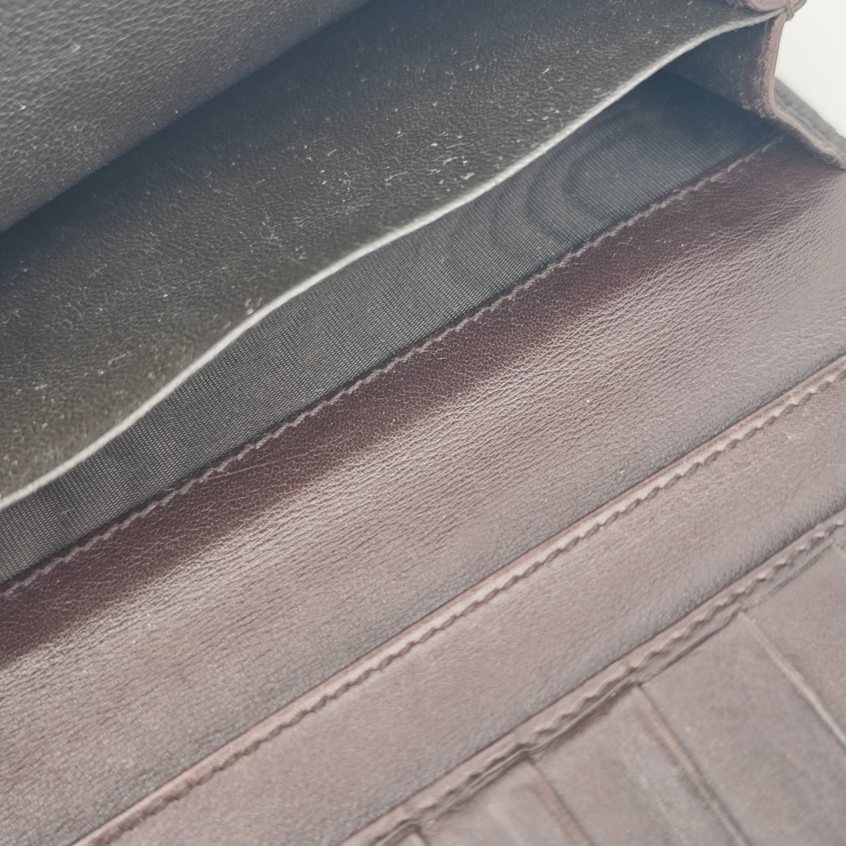 C2902 Gucci Wallet Guccissima Leather Continental Wallet | Pre-Owned Good Brown Guccissima Leather