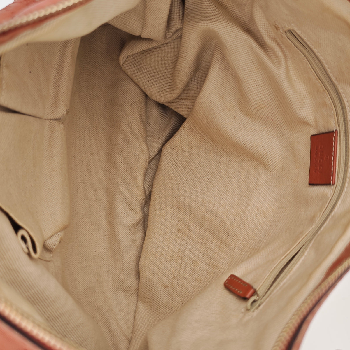 C2909 Gucci Shoulder Bag Guccissima Sukey Hobo/Shoulder Bag Medium | Pre-Owned Excellent Beige / Brown Guccissima Leather