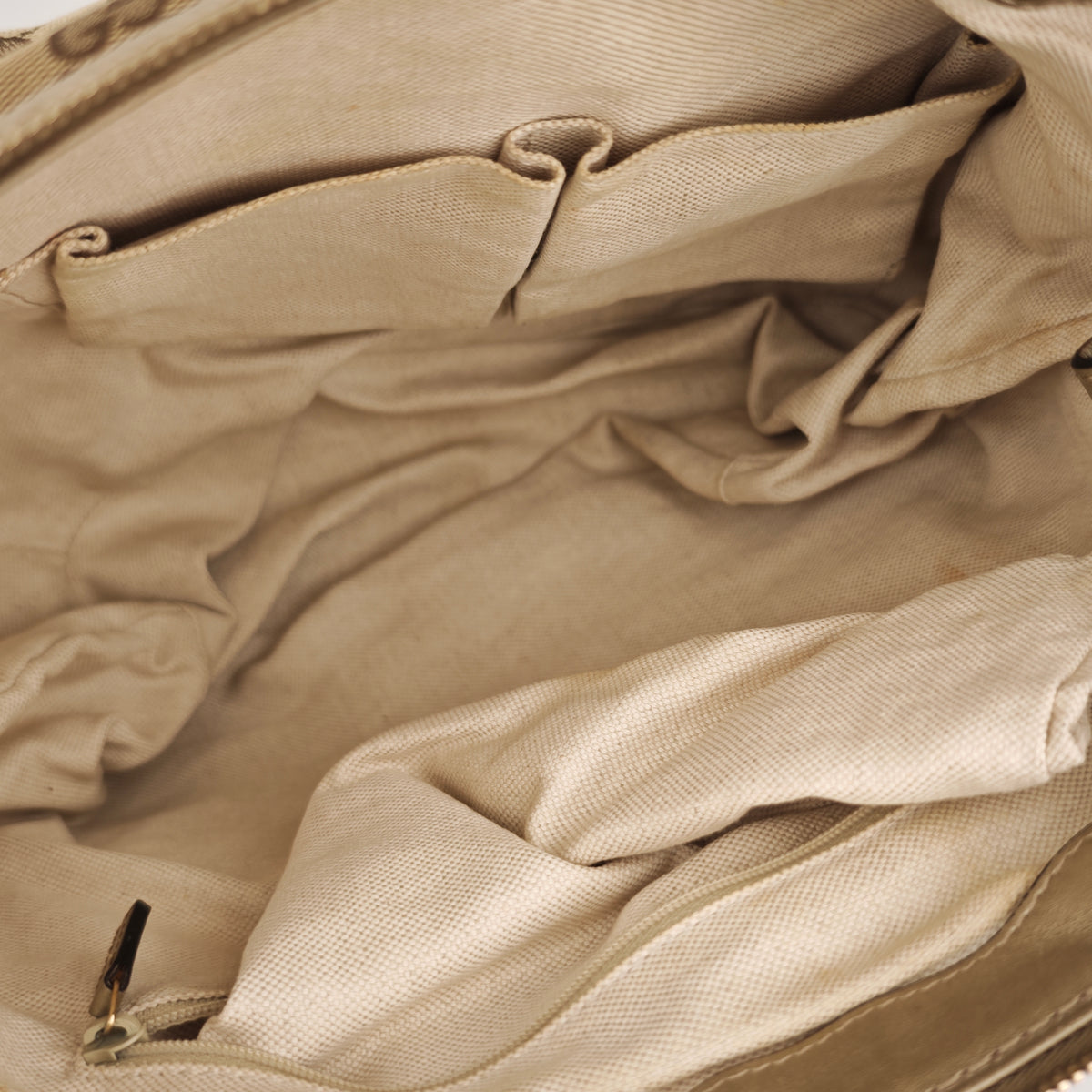 C2911 Gucci Shoulder Bag GG Canvas Sukey Top Handle/Shoulder Bag | Pre-Owned Very Good Beige / Brown GG Canvas