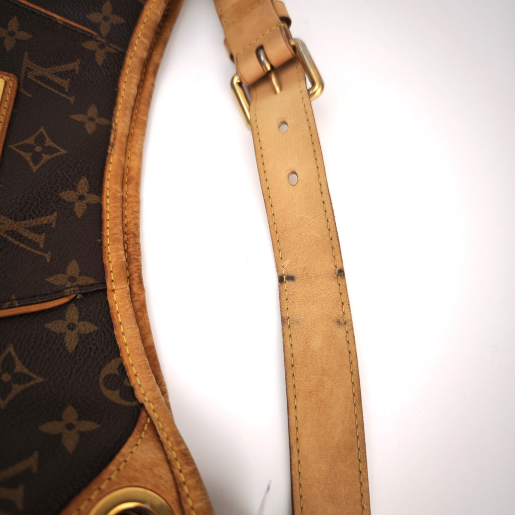 C2920 Louis Vuitton Shoulder Bag Monogram Galliera MM | Pre-Owned Very Good Brown Monogram Canvas