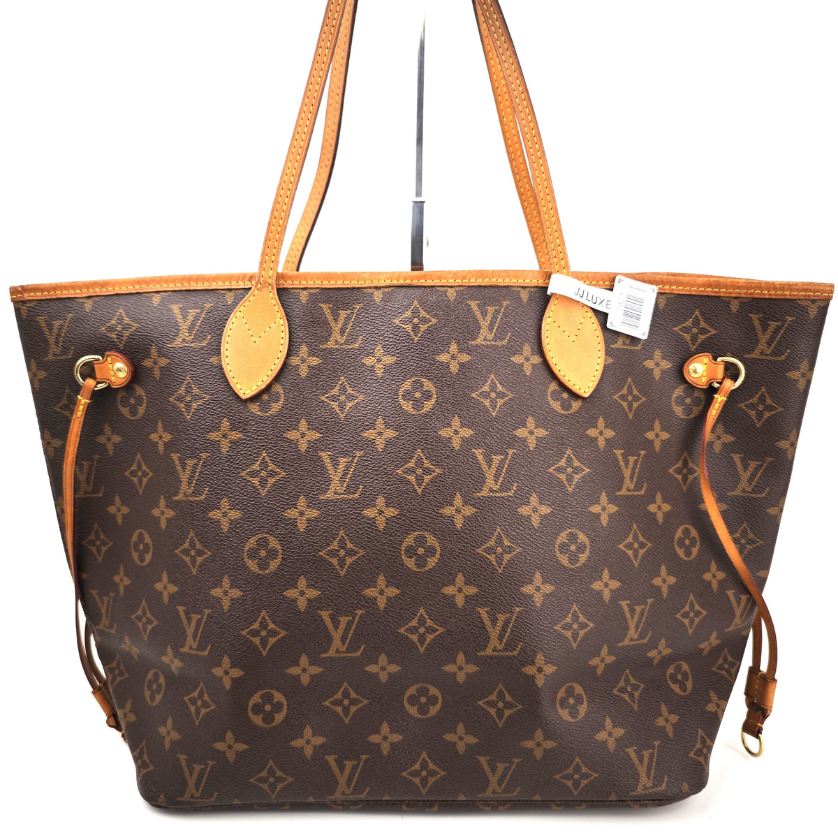 C2927 Louis Vuitton Tote Bag Monogram Neverfull MM | Pre-Owned Very Good Brown Coated Canvas, Leather Trim Monogram