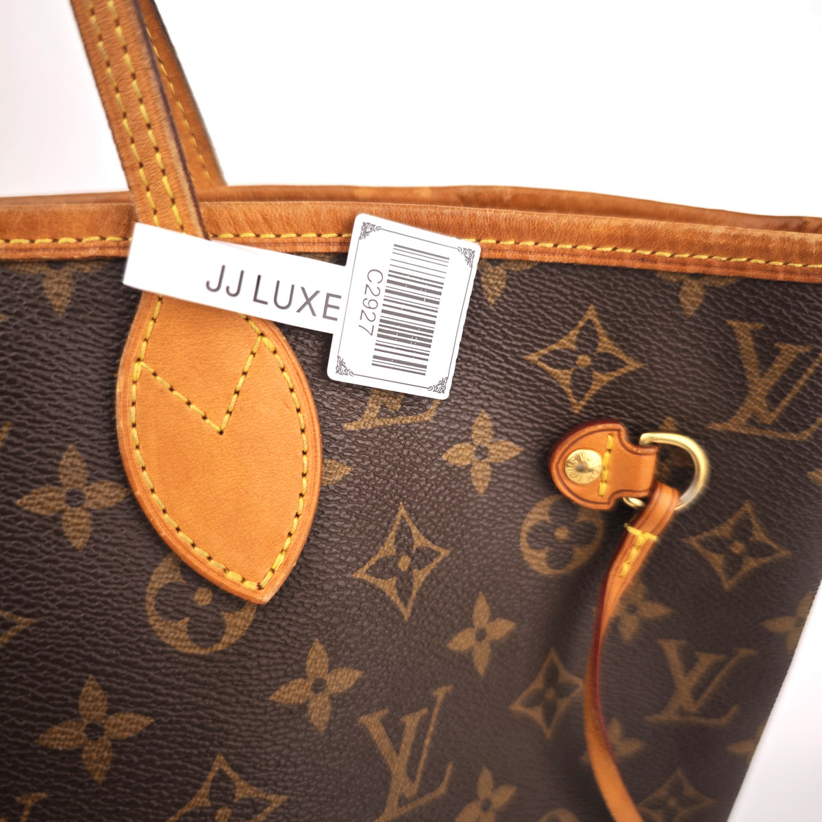 C2927 Louis Vuitton Tote Bag Monogram Neverfull MM | Pre-Owned Very Good Brown Coated Canvas, Leather Trim Monogram