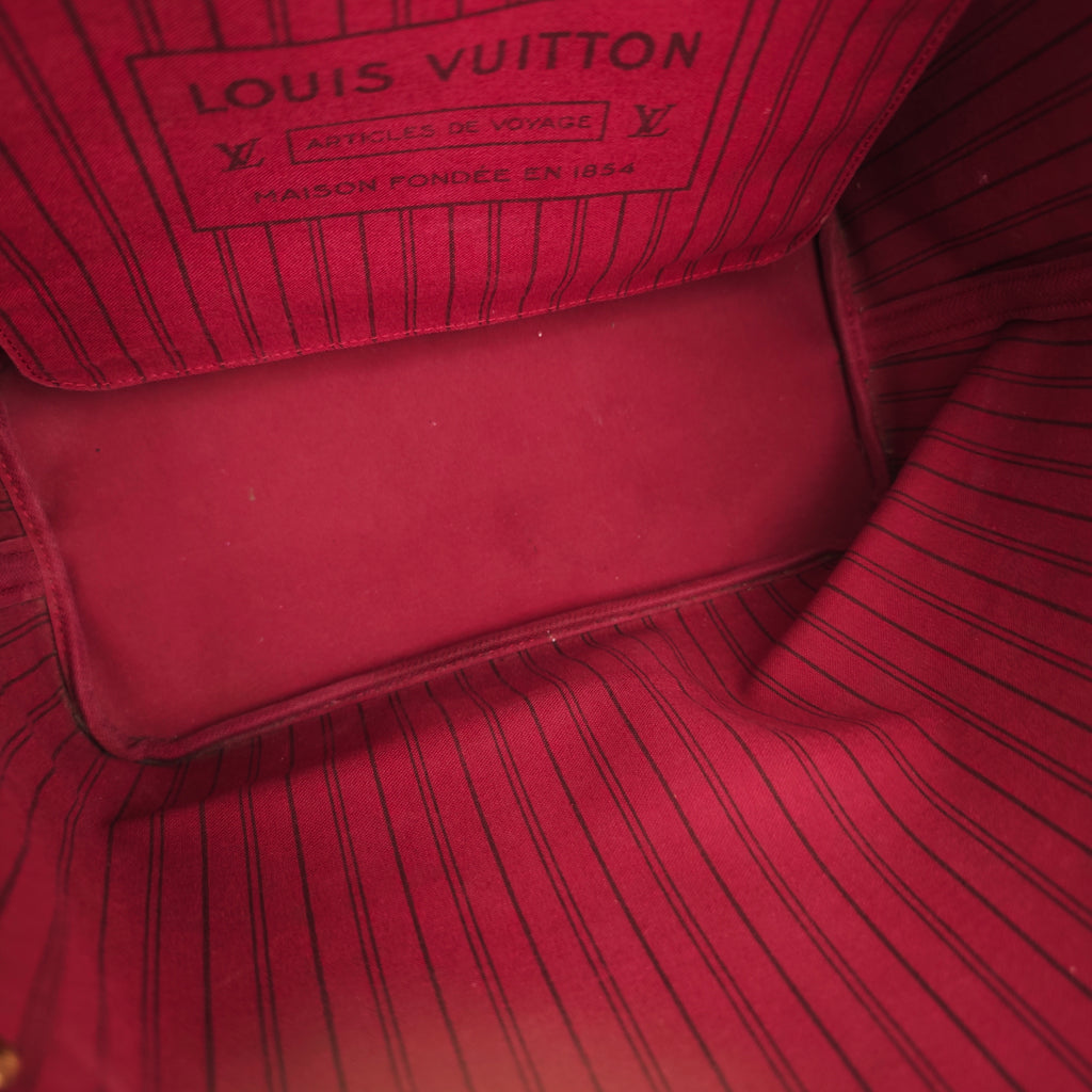 C2927 Louis Vuitton Tote Bag Monogram Neverfull MM | Pre-Owned Very Good Brown Coated Canvas, Leather Trim Monogram