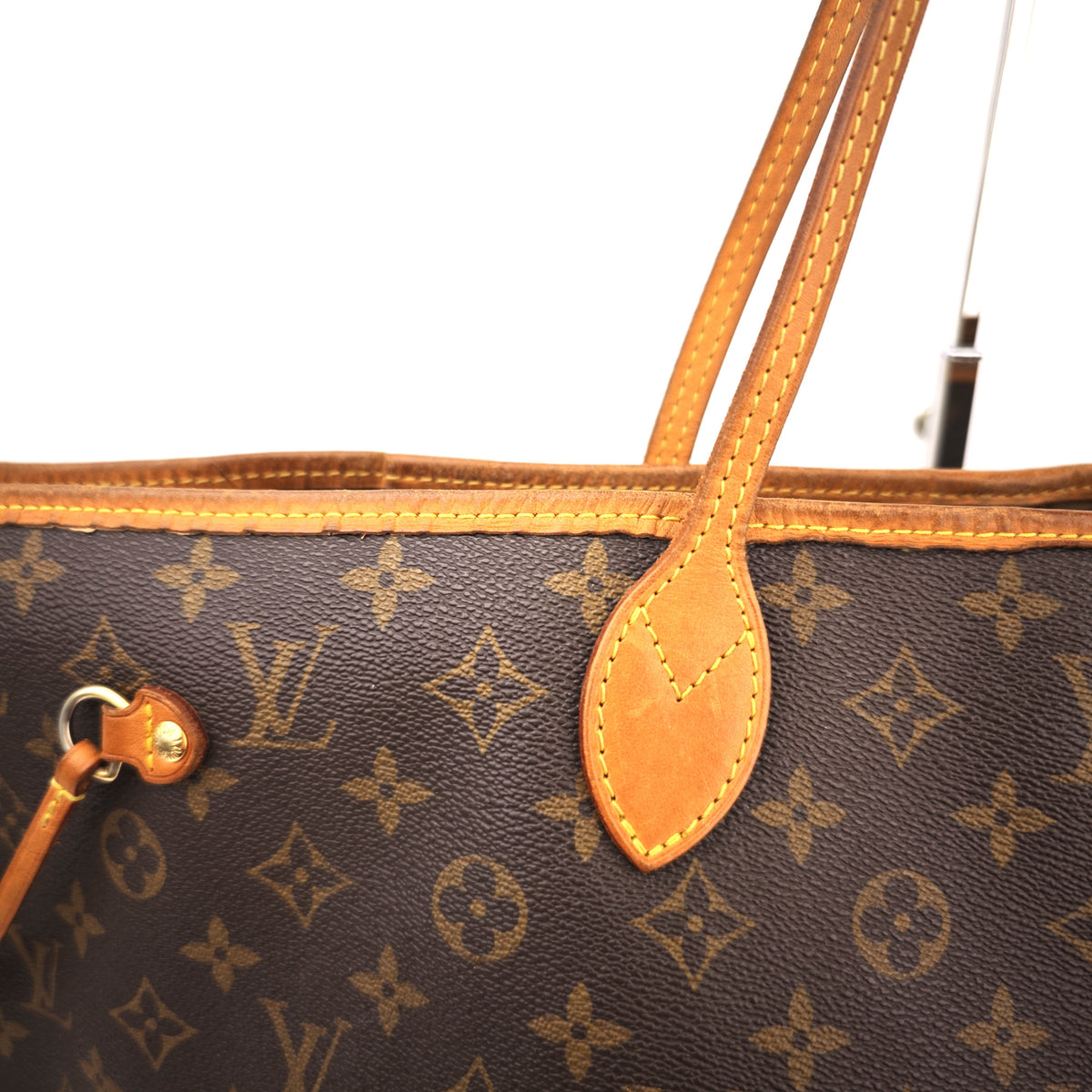 C2928 Louis Vuitton Tote Bag Monogram Neverfull GM | Pre-Owned Very Good Brown Coated Canvas, Leather Trim Monogram