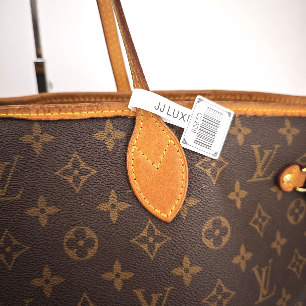 C2928 Louis Vuitton Tote Bag Monogram Neverfull GM | Pre-Owned Very Good Brown Coated Canvas, Leather Trim Monogram