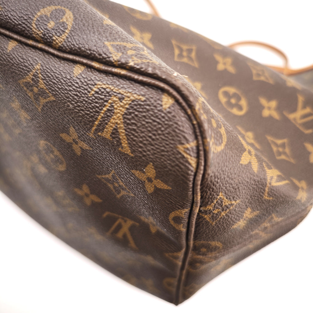 C2928 Louis Vuitton Tote Bag Monogram Neverfull GM | Pre-Owned Very Good Brown Coated Canvas, Leather Trim Monogram