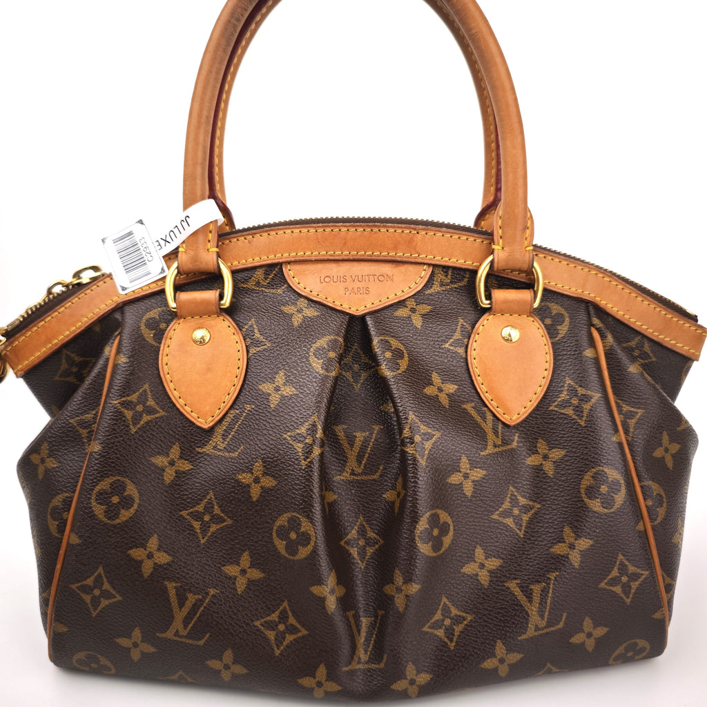 C2933 Louis Vuitton Shoulder Bag Monogram Canvas Tivoli PM | Pre-Owned Very Good Brown Coated Canvas, Leather Trim Monogram