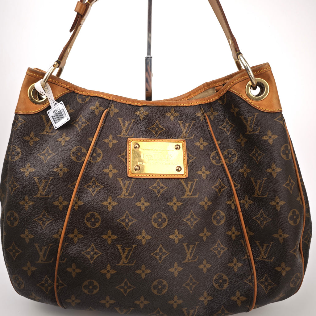 C2938 Louis Vuitton Shoulder Bag Monogram Galliera MM | Pre-Owned Very Good Brown Coated Canvas, Leather Trim Monogram