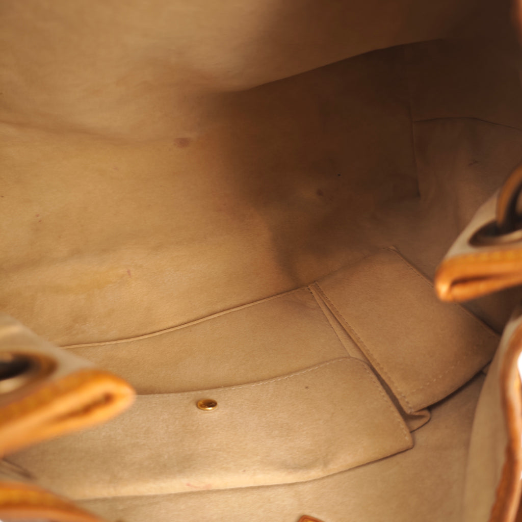 C2938 Louis Vuitton Shoulder Bag Monogram Galliera MM | Pre-Owned Very Good Brown Coated Canvas, Leather Trim Monogram
