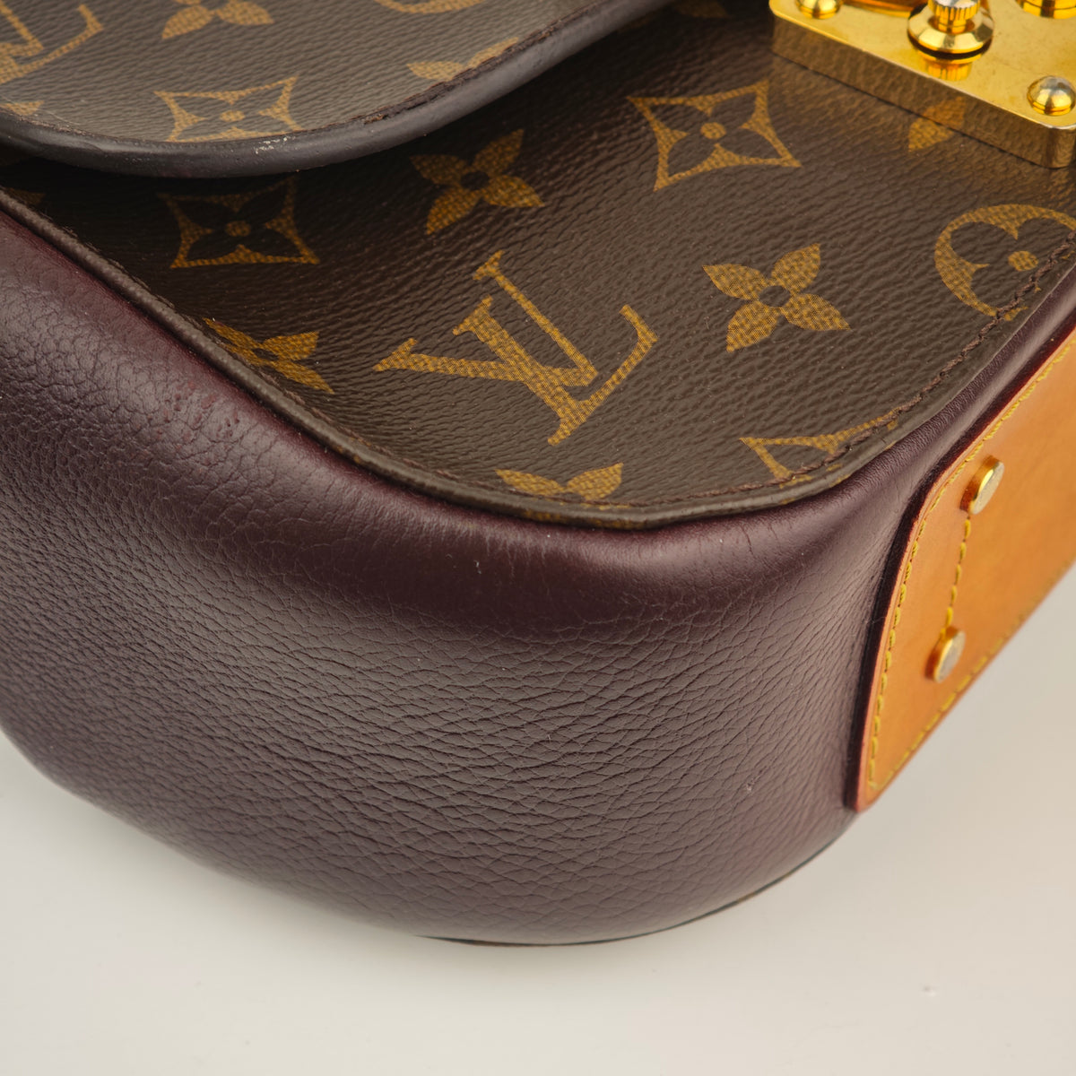 C2940 Louis Vuitton Top Handle Bag Monogram Eden PM | Pre-Owned Very Good Brown Monogram Coated canvas, leather trim