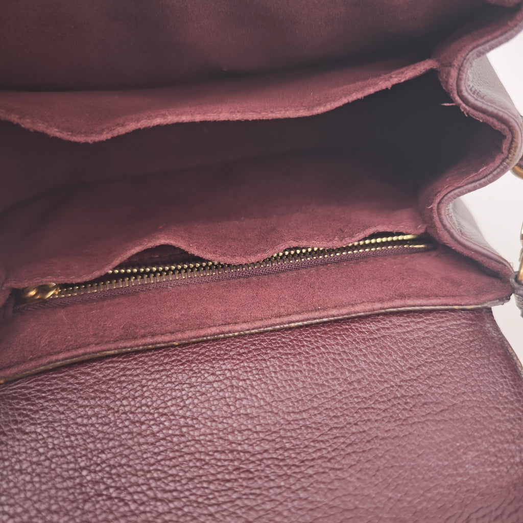 C2940 Louis Vuitton Top Handle Bag Monogram Eden PM | Pre-Owned Very Good Brown Monogram Coated canvas, leather trim
