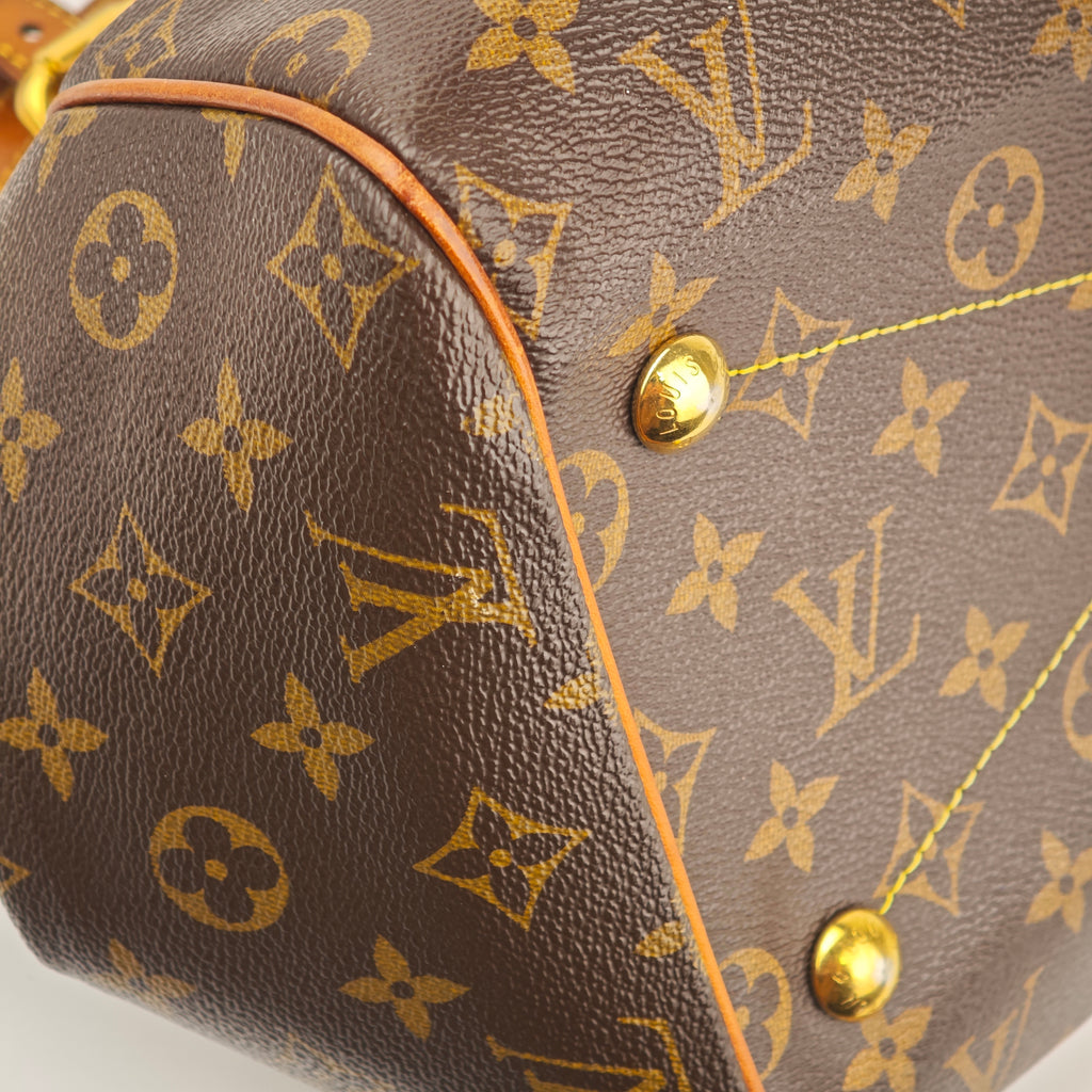 C2946 Louis Vuitton Shoulder Bag Monogram Canvas Tivoli GM | Pre-Owned Very Good Brown Monogram Coated canvas, leather trim