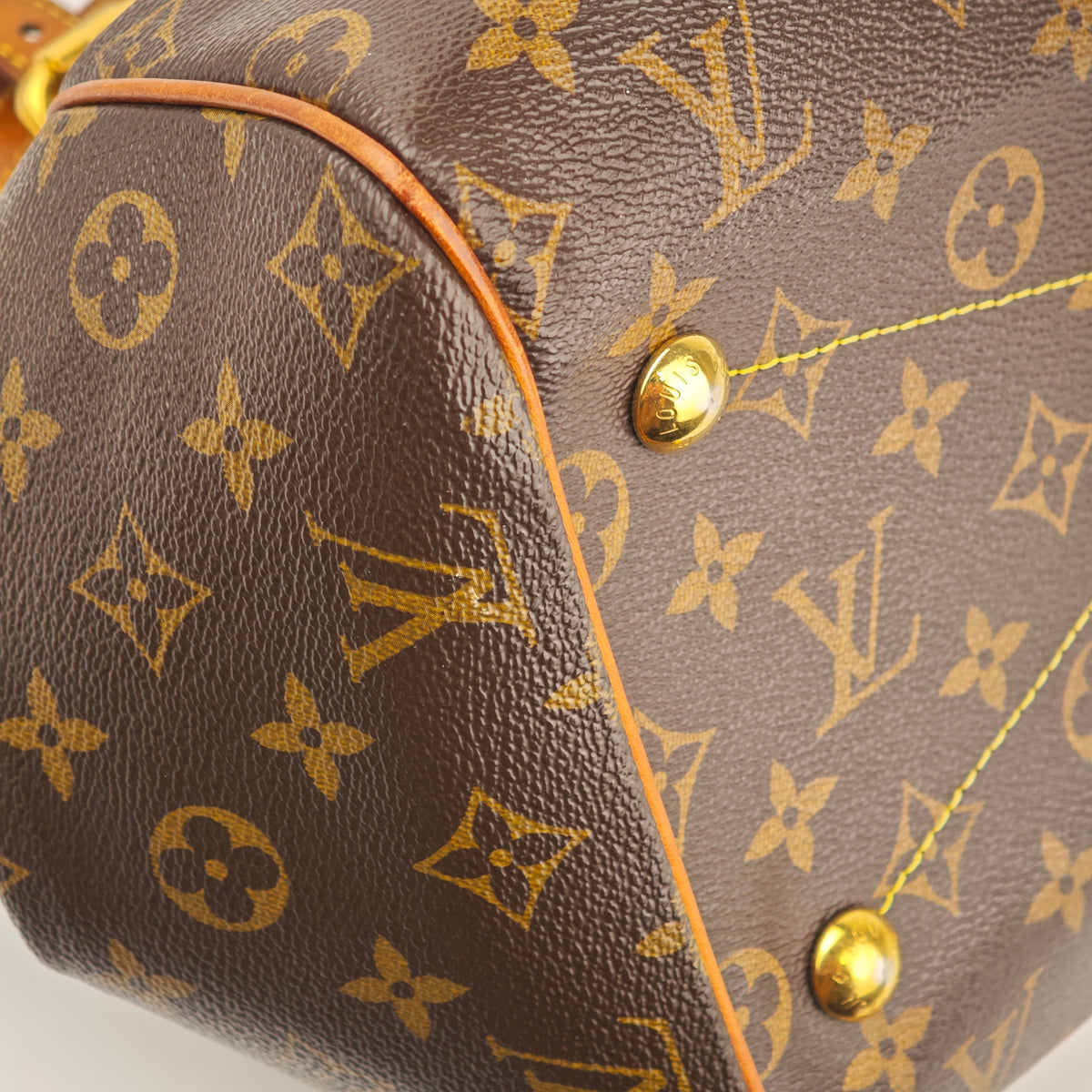 C2946 Louis Vuitton Shoulder Bag Monogram Canvas Tivoli GM | Pre-Owned Very Good Brown Monogram Coated canvas, leather trim