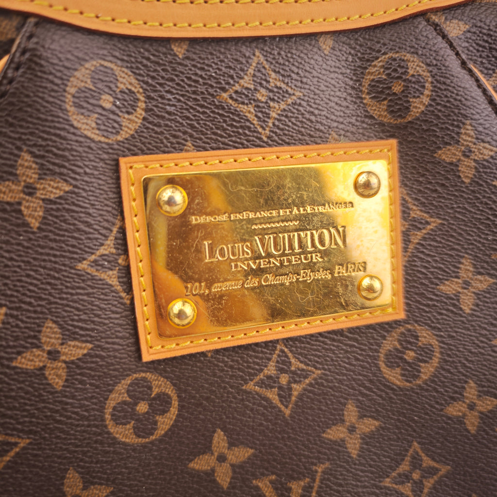 C2949R Louis Vuitton Shoulder Bag Monogram Galliera PM | Pre-Owned Excellent Brown Monogram Coated canvas, leather trim