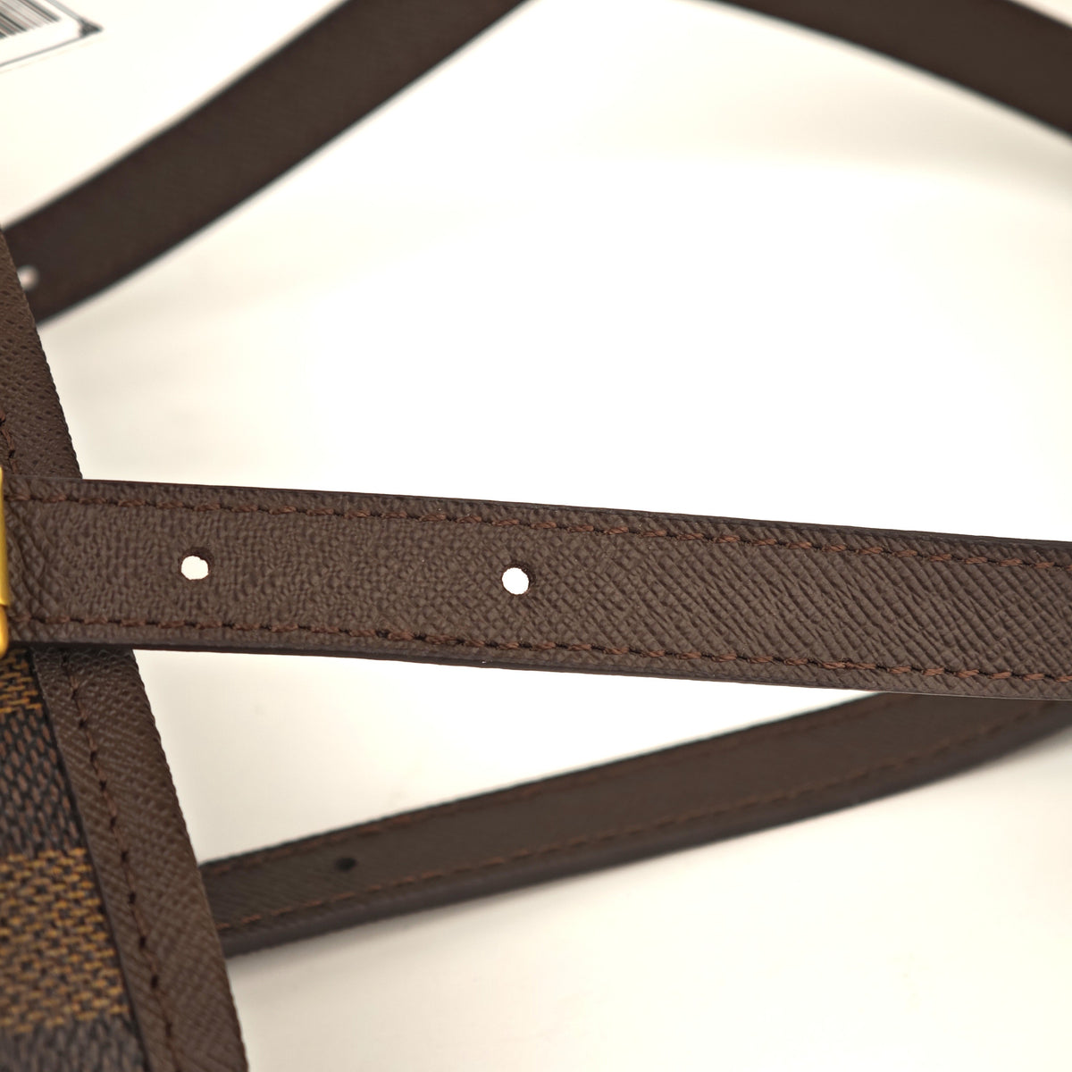 C2950R Louis Vuitton Bucket Bag Damier Ebene Marais Bucket | Pre-Owned Excellent Brown Damier Ebene Coated canvas, leather trim