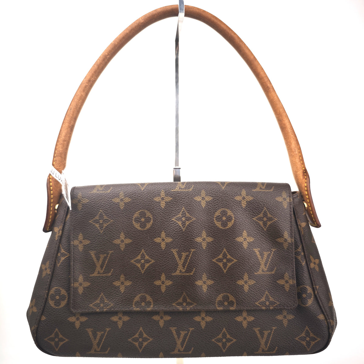 C2952 Louis Vuitton Shoulder Bag Monogram Mini Looping | Pre-Owned Very Good Brown Monogram Coated canvas, leather trim