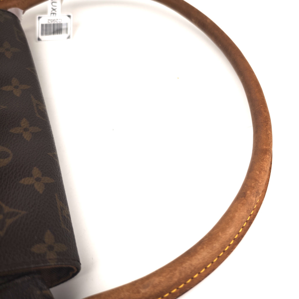 C2952 Louis Vuitton Shoulder Bag Monogram Mini Looping | Pre-Owned Very Good Brown Monogram Coated canvas, leather trim
