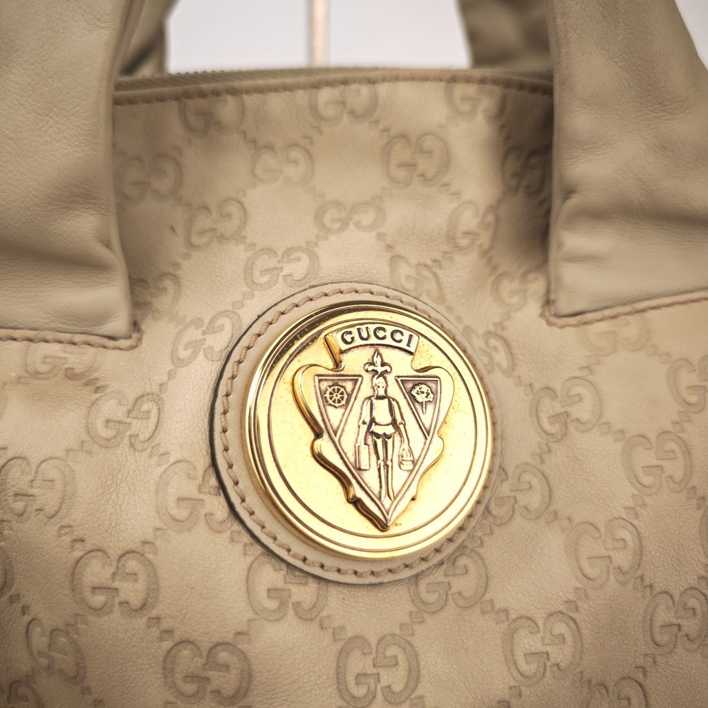 C2954 Gucci Top Handle Bag Guccissima Leather Hysteria Top Handle Bag | Pre-Owned Very Good Guccissima Leather