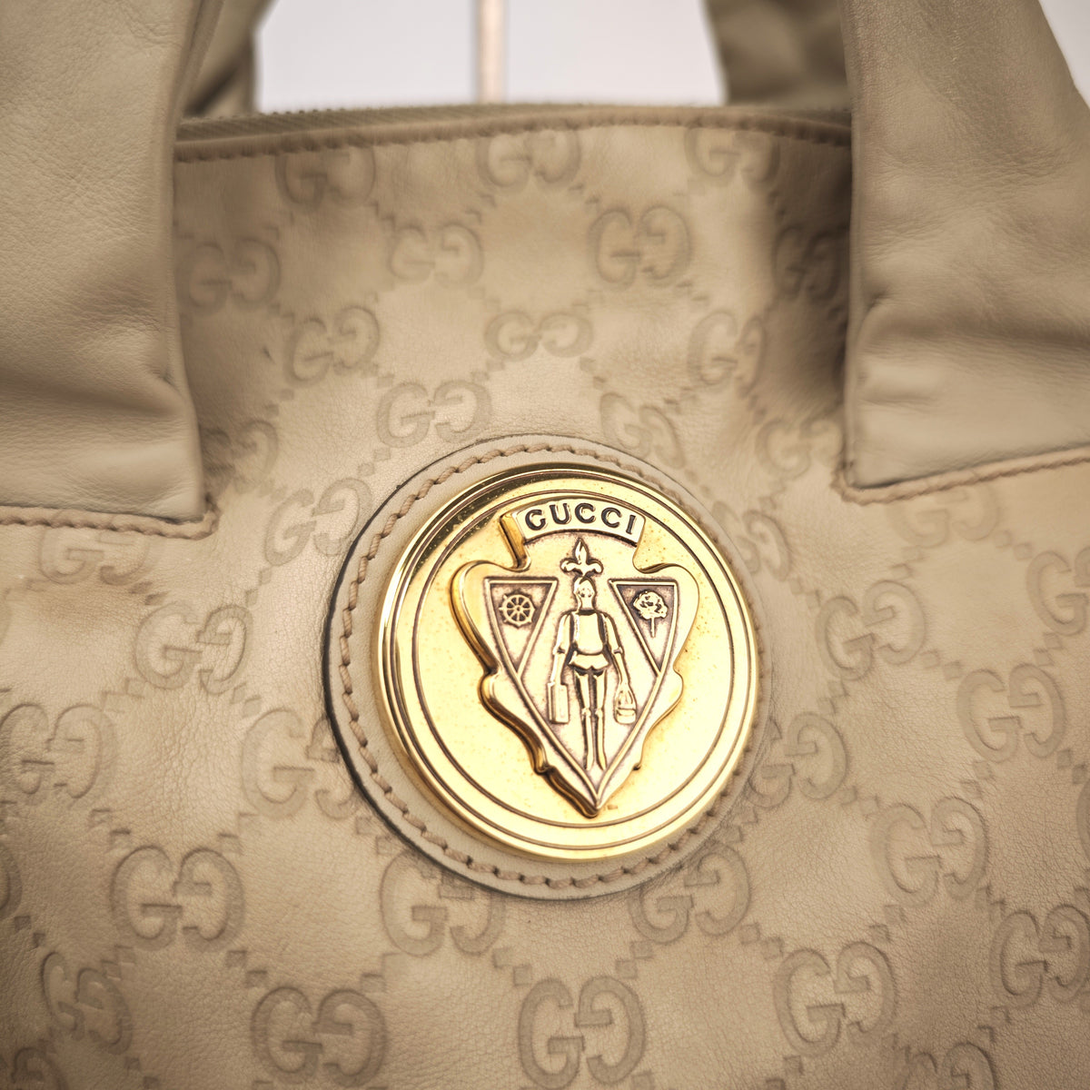 C2954 Gucci Top Handle Bag Guccissima Leather Hysteria Top Handle Bag | Pre-Owned Very Good Guccissima Leather