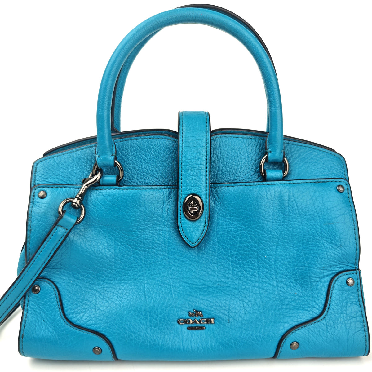 C2961 Coach Mercer Satchel 24 |Pre Owned