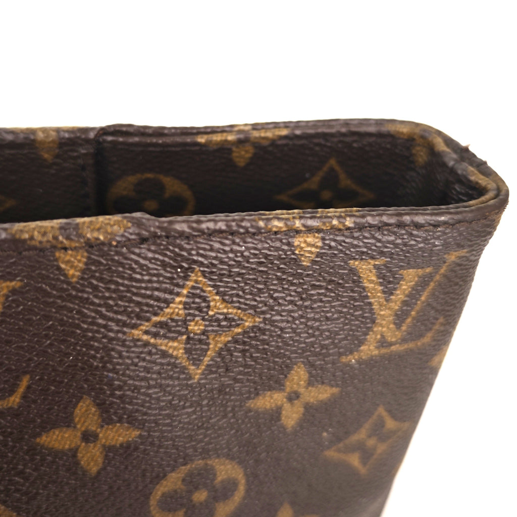 C2970 Louis Vuitton Shoulder Bag Raspail Monogram GM | Pre-Owned Very Good Brown Coated Canvas Monogram