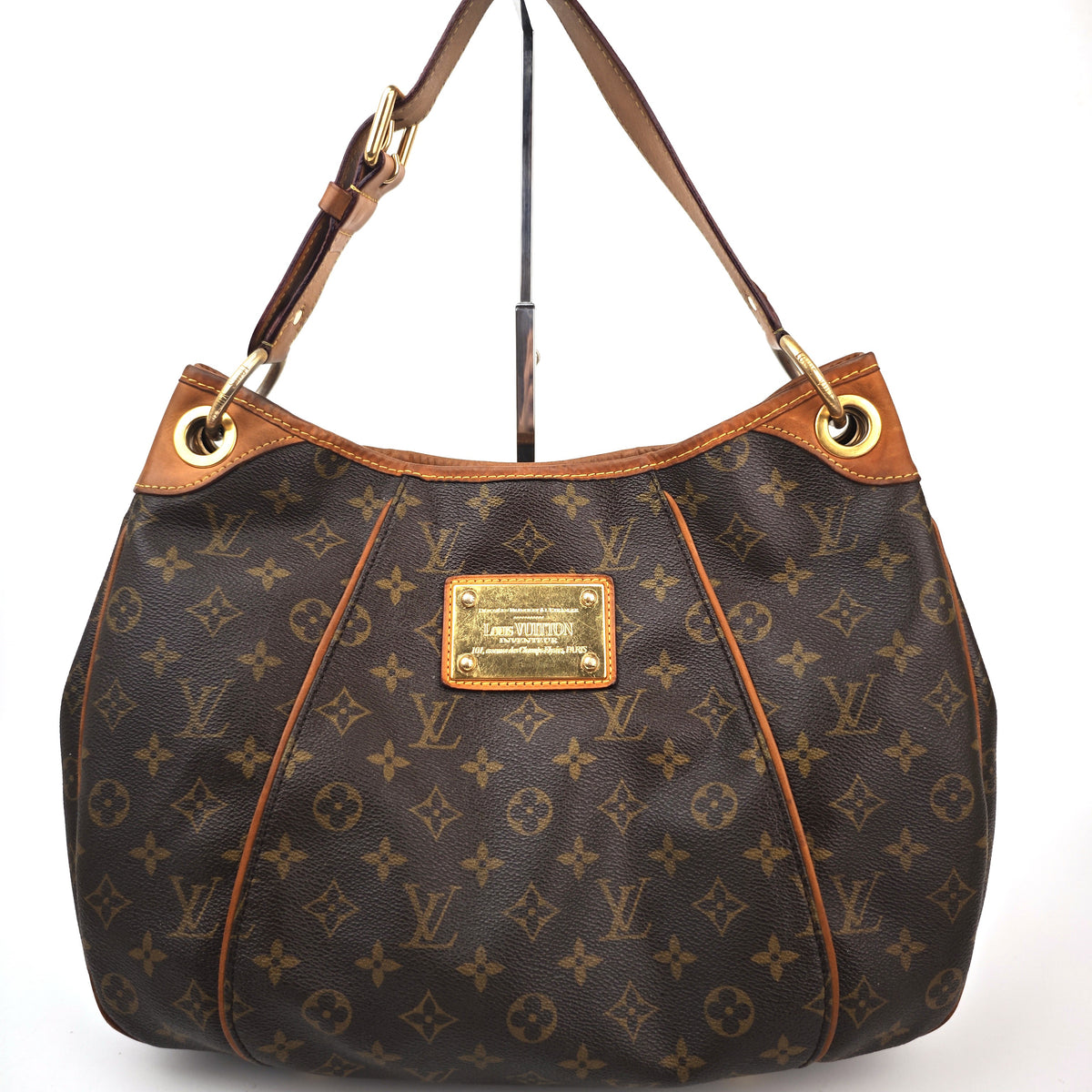 C2975 Louis Vuitton Shoulder Bag Galliera Monogram PM | Pre-Owned Very Good Brown Coated Canvas Monogram