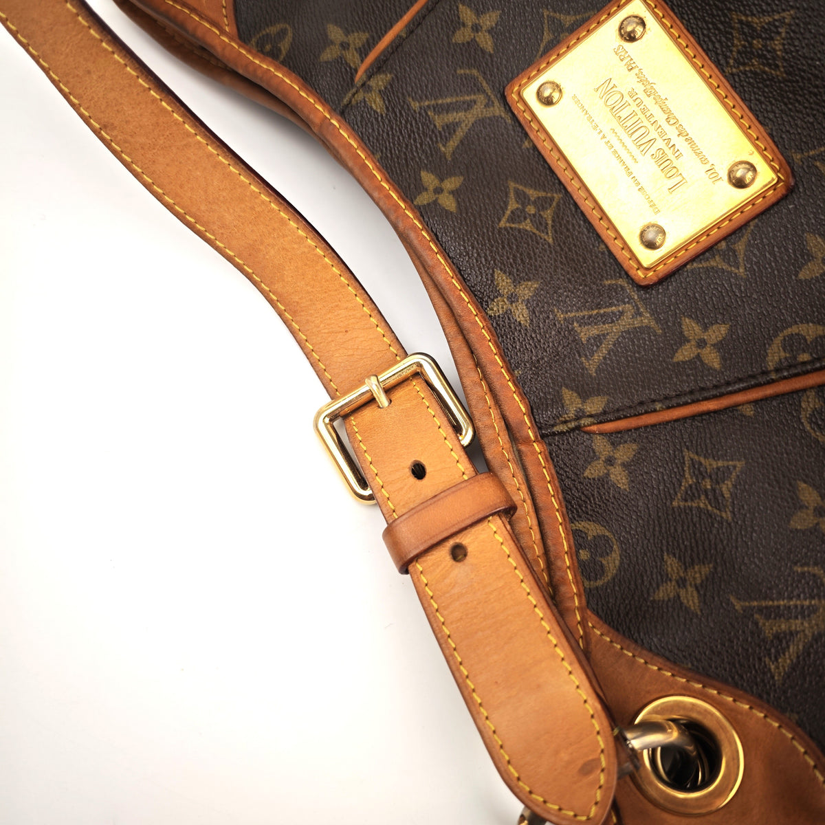 C2975 Louis Vuitton Shoulder Bag Galliera Monogram PM | Pre-Owned Very Good Brown Coated Canvas Monogram