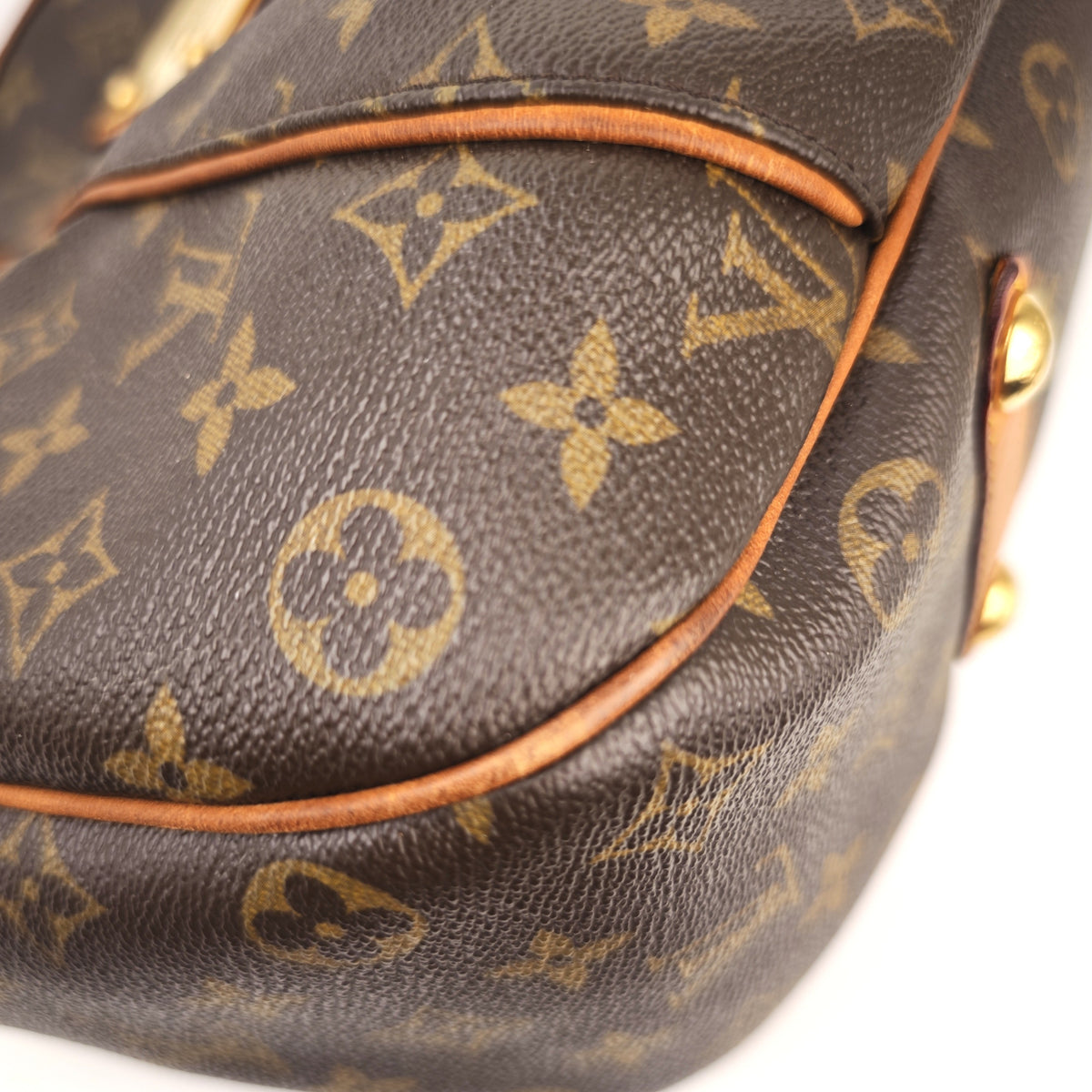 C2975 Louis Vuitton Shoulder Bag Galliera Monogram PM | Pre-Owned Very Good Brown Coated Canvas Monogram