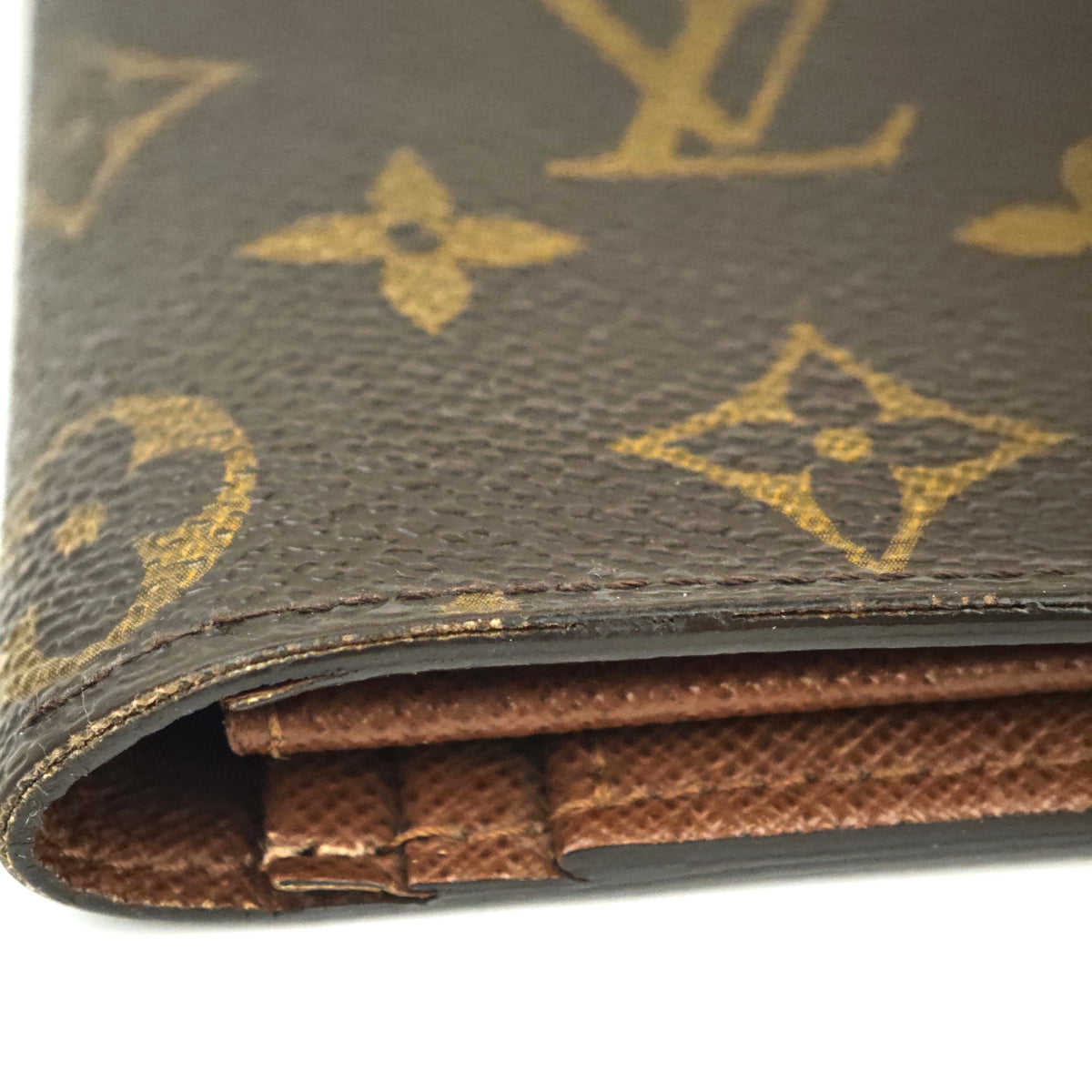 C2980 Louis Vuitton Wallet Monogram Brazza Wallet | Pre-Owned Very Good Brown Coated Canvas Monogram