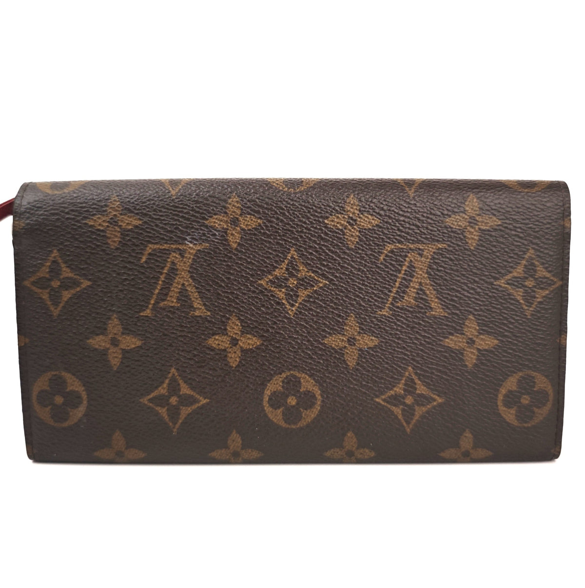 C2981 Louis Vuitton Wallet Monogram Emilie Wallet Rouge/Cerise | Pre-Owned Very Good Red Coated Canvas Monogram