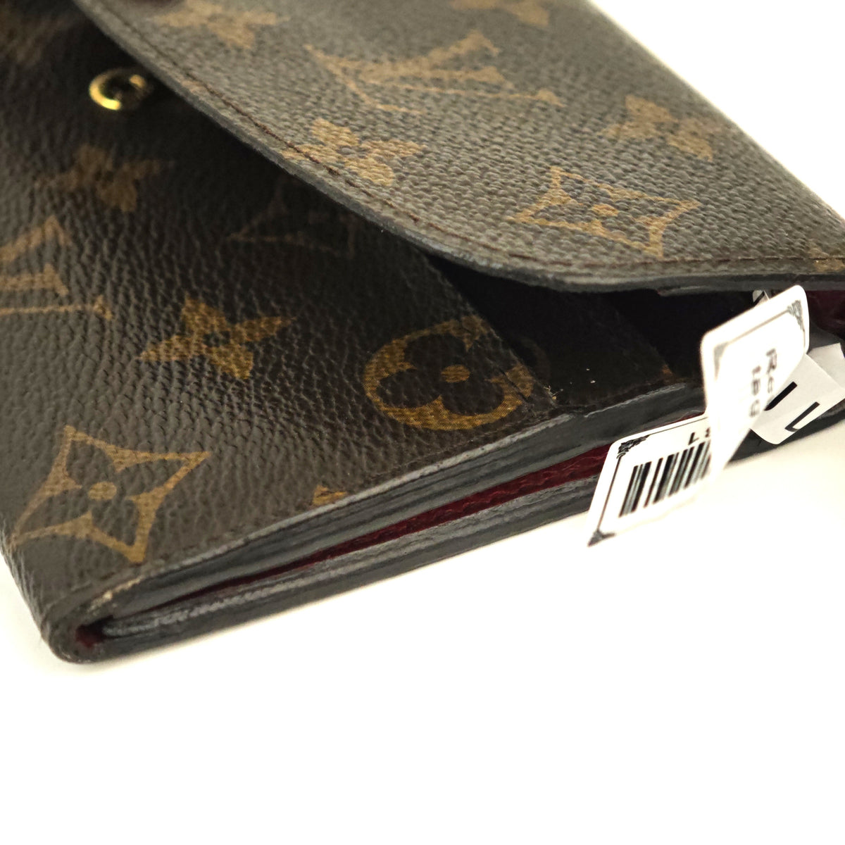 C2981 Louis Vuitton Wallet Monogram Emilie Wallet Rouge/Cerise | Pre-Owned Very Good Red Coated Canvas Monogram