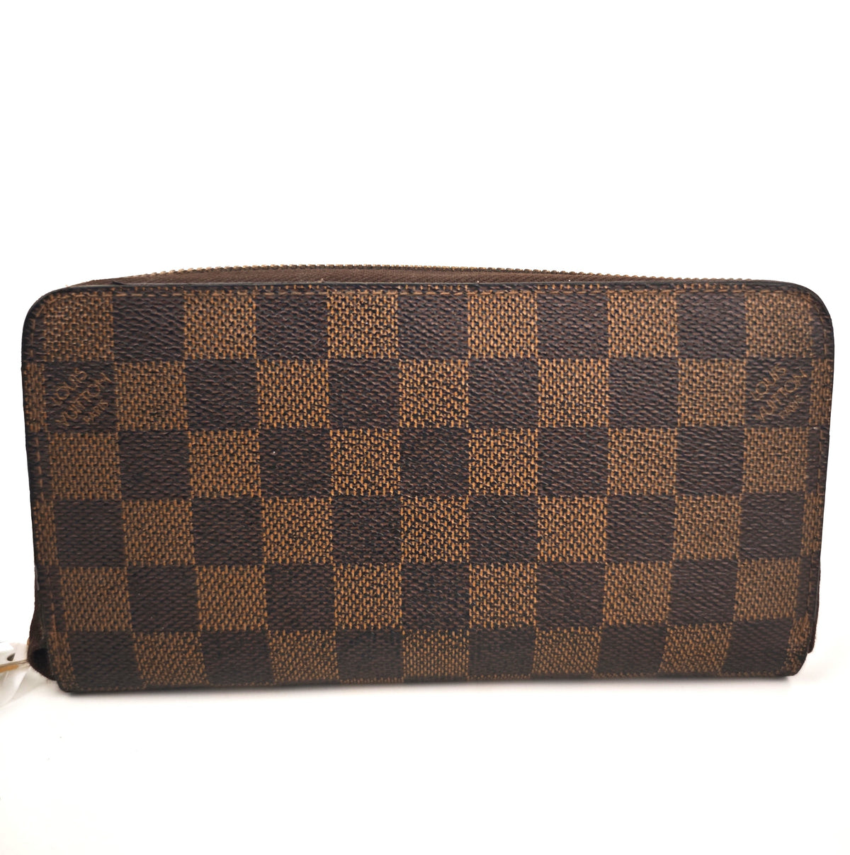 C2982 Louis Vuitton Wallet Monogram Zip Long Wallet | Pre-Owned Very Good Brown Coated Canvas Monogram