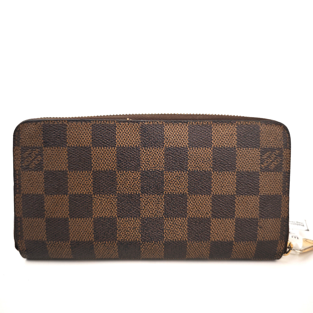 C2982 Louis Vuitton Wallet Monogram Zip Long Wallet | Pre-Owned Very Good Brown Coated Canvas Monogram
