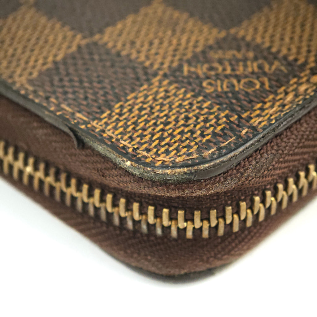 C2982 Louis Vuitton Wallet Monogram Zip Long Wallet | Pre-Owned Very Good Brown Coated Canvas Monogram