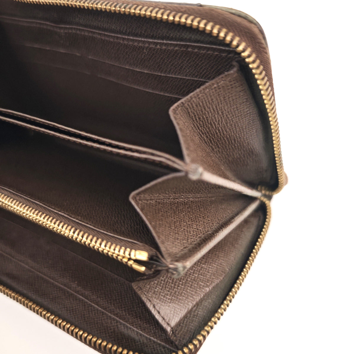 C2982 Louis Vuitton Wallet Monogram Zip Long Wallet | Pre-Owned Very Good Brown Coated Canvas Monogram