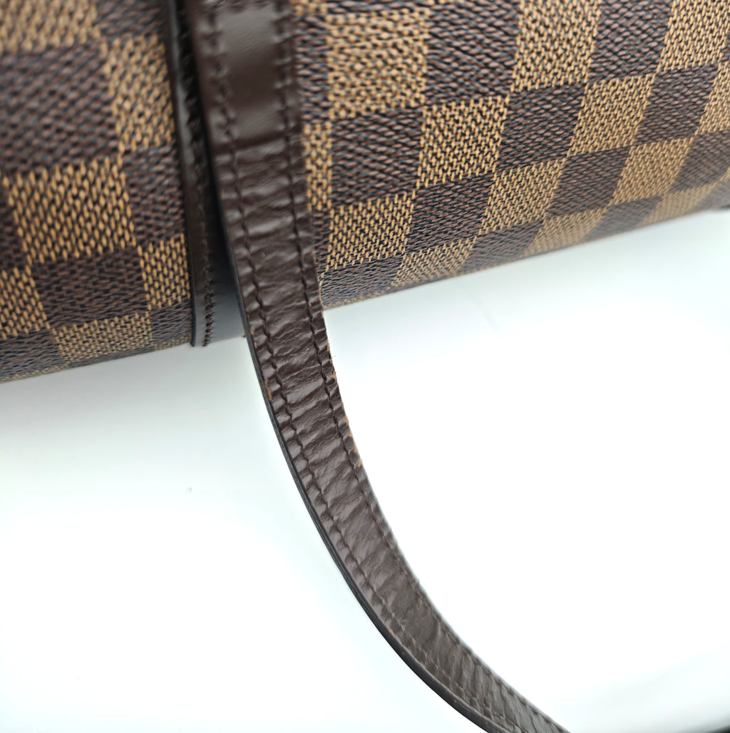 C2992 Louis Vuitton Shoulder Bag Damier Ebene Papillon 30 | Pre-Owned Very Good Brown Coated canvas Damier Ebene