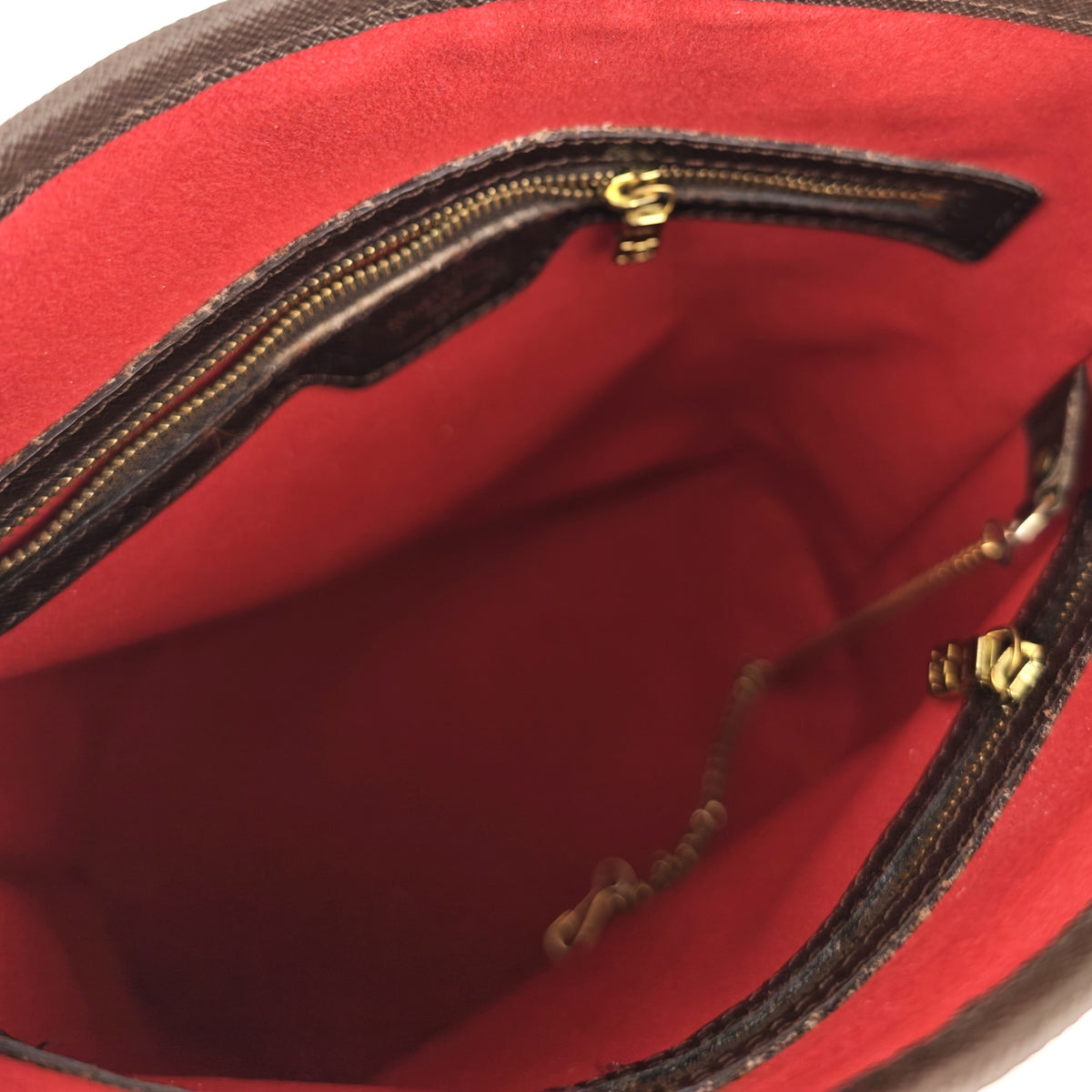 C2998R Louis Vuitton Bucket Bag Damier Ebene Marais Bucket | Pre-Owned Excellent Brown Coated canvas Damier Ebene