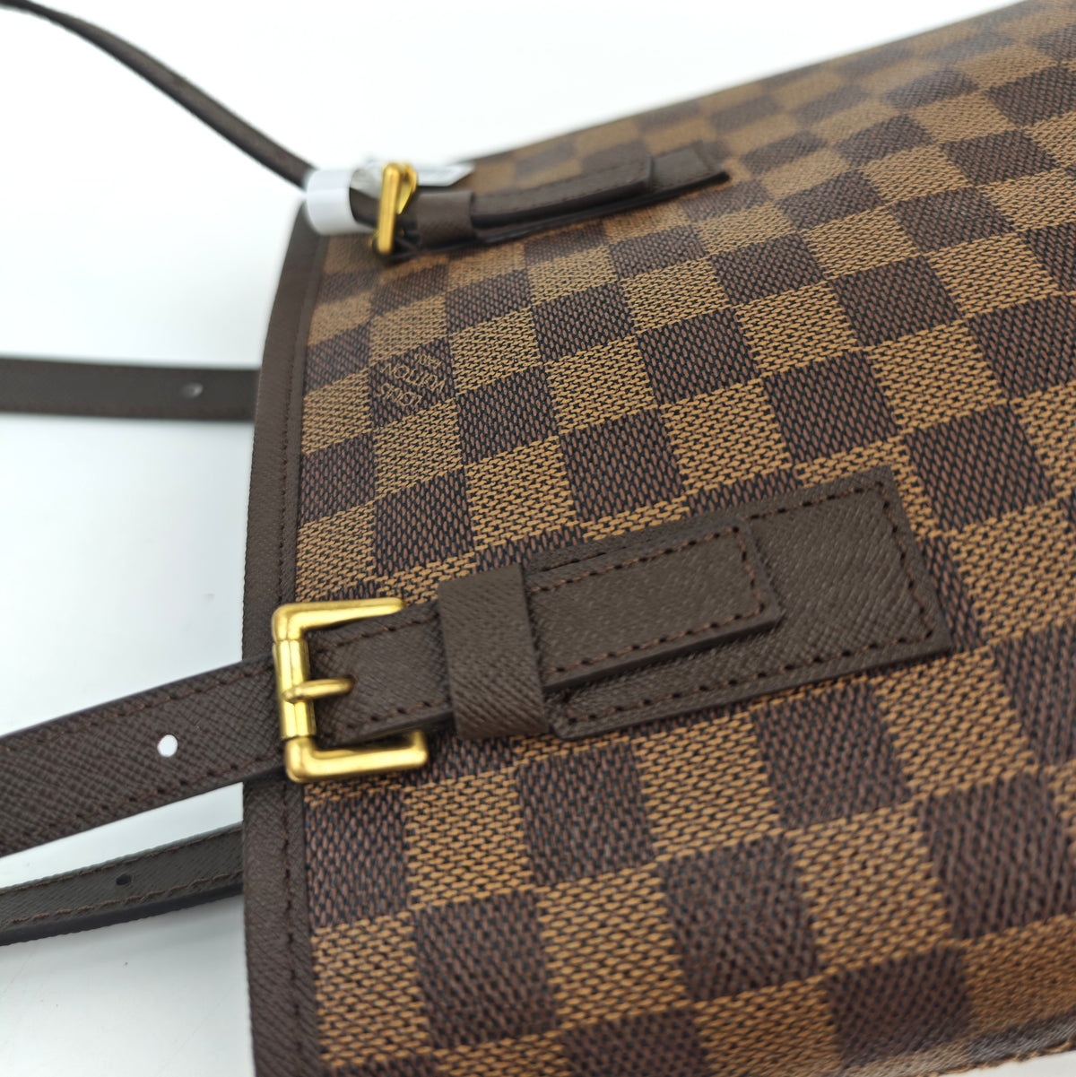 C2998R Louis Vuitton Bucket Bag Damier Ebene Marais Bucket | Pre-Owned Excellent Brown Coated canvas Damier Ebene