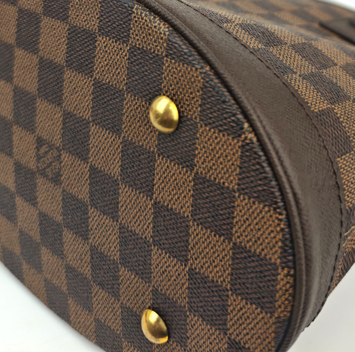 C2999R Louis Vuitton Bucket Bag Damier Ebene Marais Bucket | Pre-Owned Excellent Brown Coated canvas Damier Ebene