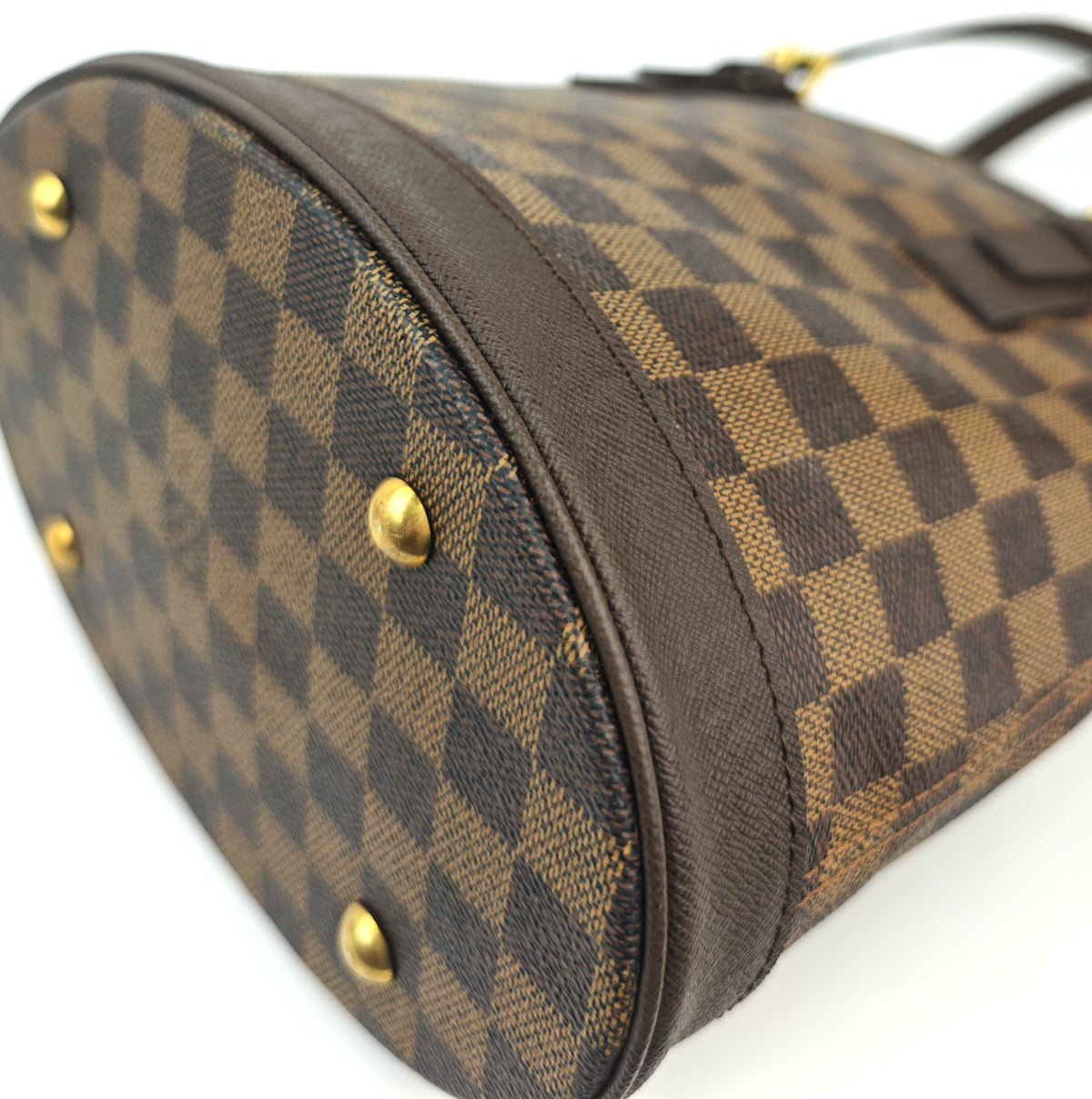 C3000R Louis Vuitton Bucket Bag Damier Ebene Marais Bucket | Pre-Owned Excellent Brown Coated canvas Damier Ebene