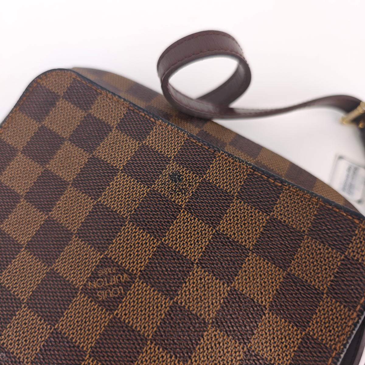 C3011 Louis Vuitton Crossbody Bag Damier Ebene Musette Salsa | Pre-Owned Very Good Brown Damier Ebene Coated canvas, leather trim