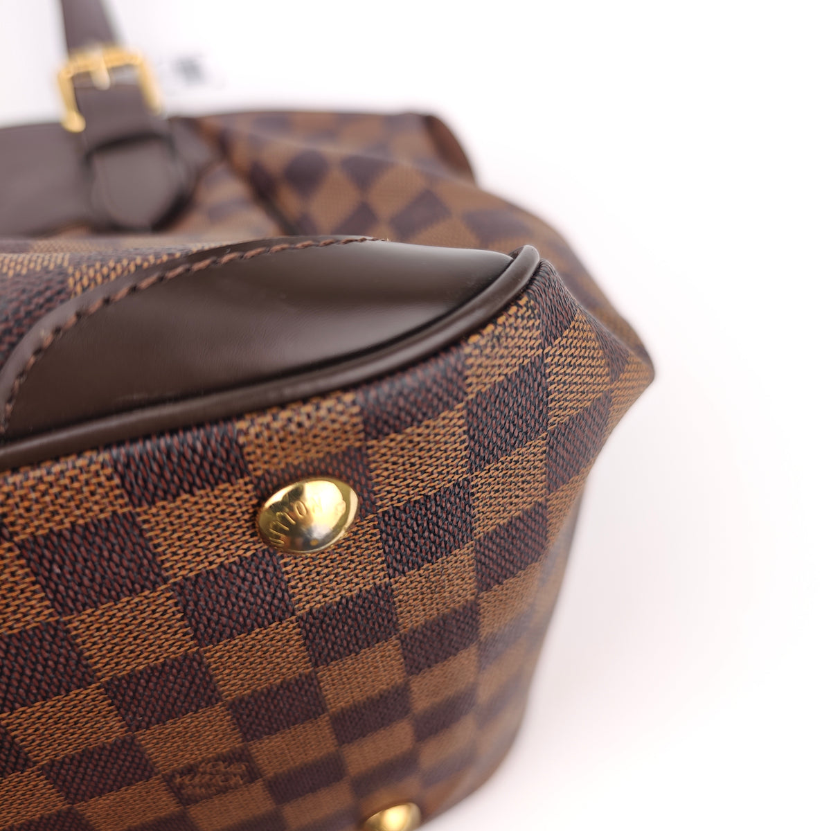 C3013R Louis Vuitton Shoulder Bag Damier Ebene Verona MM | Pre-Owned Excellent Brown Damier Ebene Coated canvas, leather trim