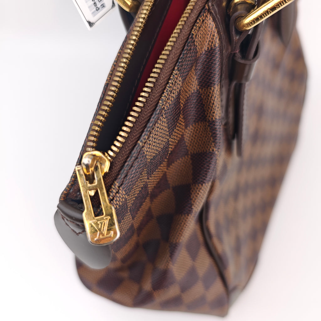 C3013R Louis Vuitton Shoulder Bag Damier Ebene Verona MM | Pre-Owned Excellent Brown Damier Ebene Coated canvas, leather trim