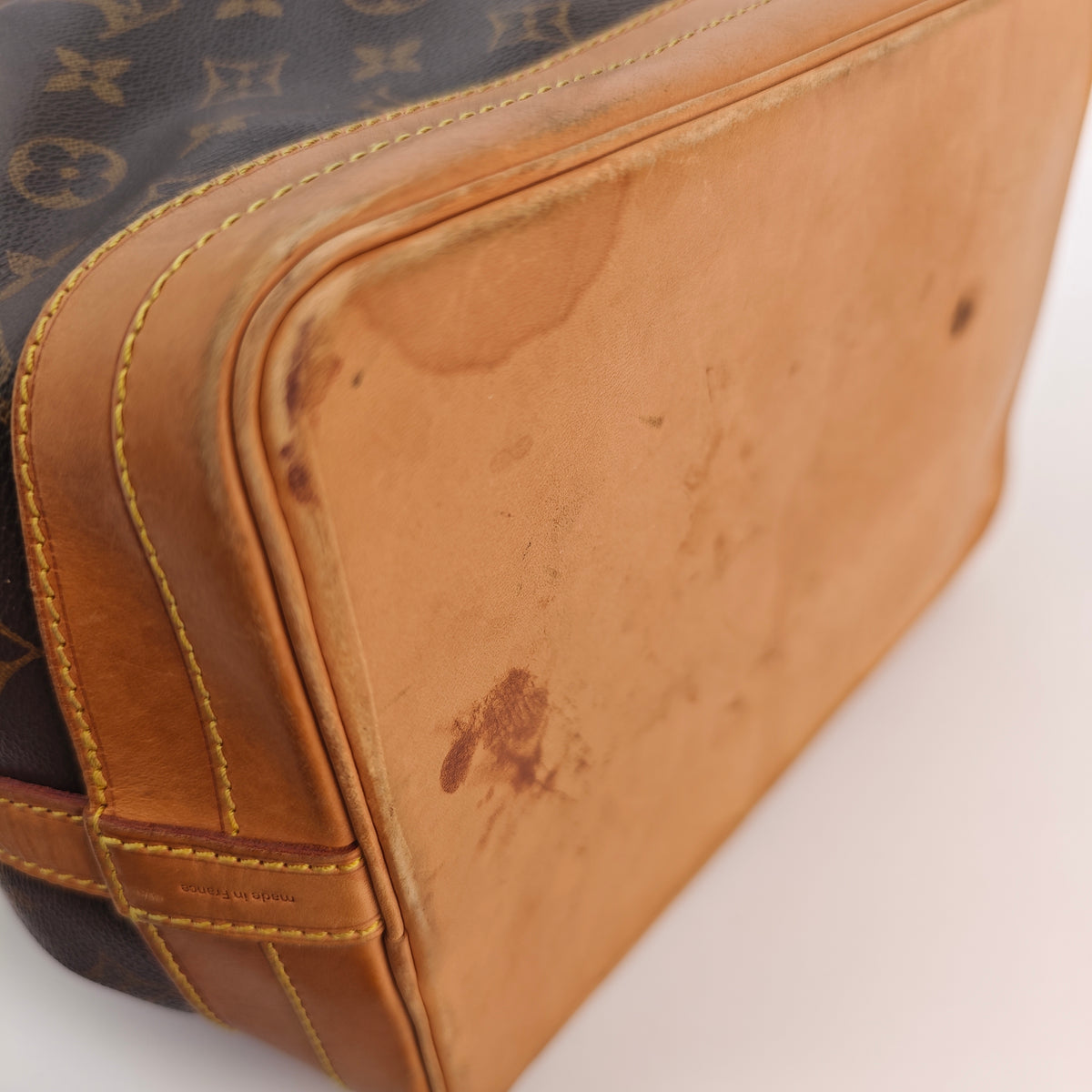 C3017 Louis Vuitton Bucket Bag Noé Monogram GM | Pre-Owned Very Good Brown Monogram Canvas