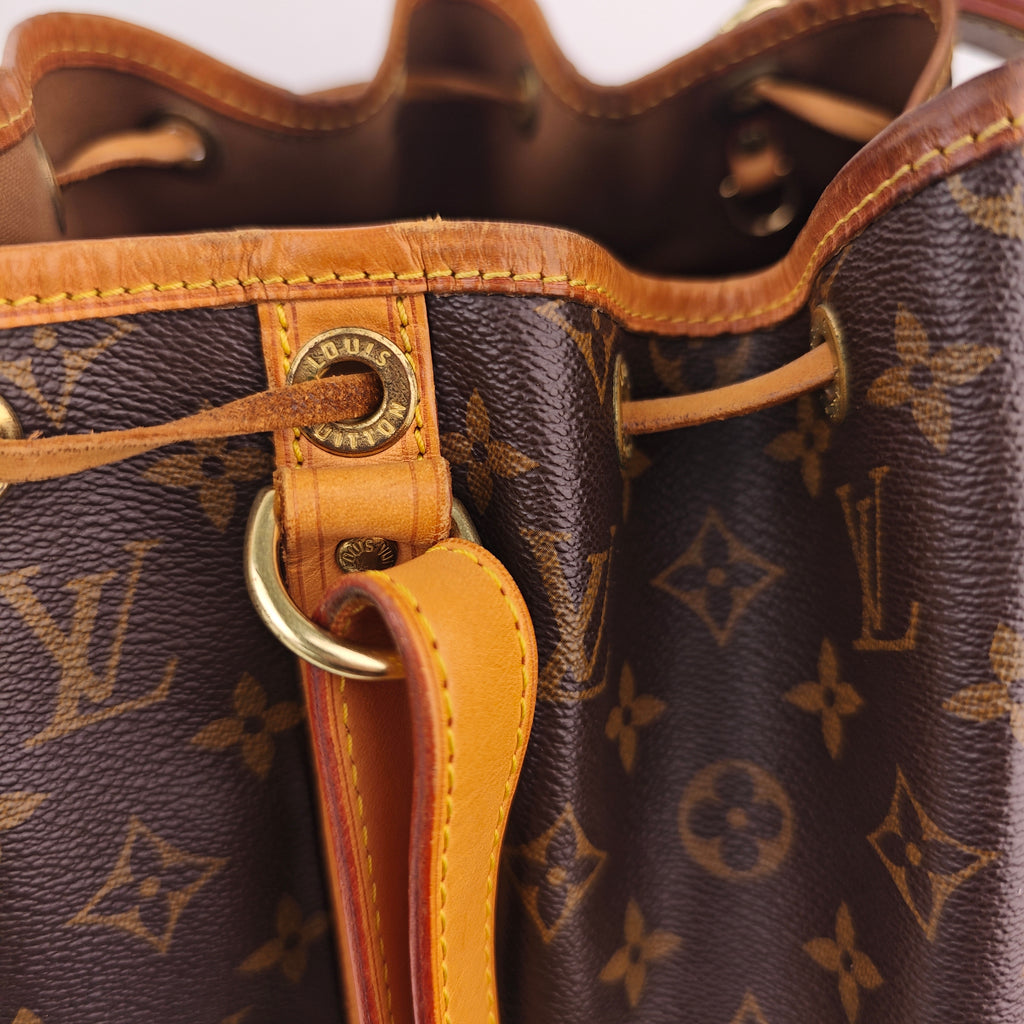 C3017 Louis Vuitton Bucket Bag Noé Monogram GM | Pre-Owned Very Good Brown Monogram Canvas