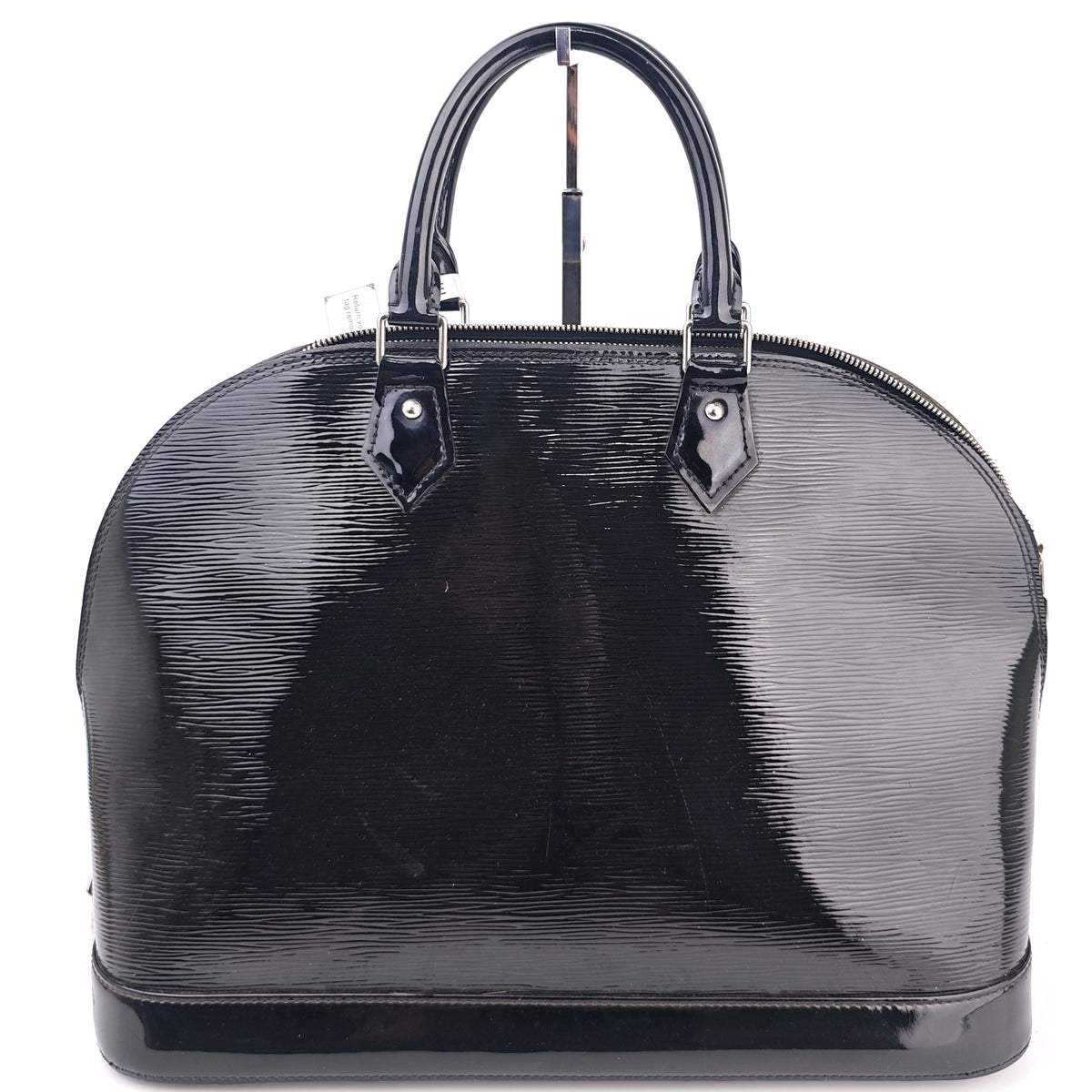 C3018 Louis Vuitton Top Handle Bag Alma GM Epi Electric Black | Pre-Owned Excellent Black Leather